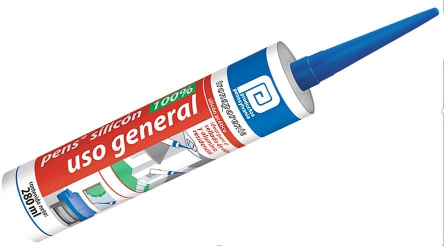 Artículo PENS SILICON 100% USO GENERAL BLANCO CARTUCHO 280ML 3SSI00287 de nuestra sub línea ABRASIVOS referente a la línea adhesivos y abrasivos