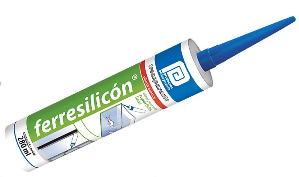 Artículo FERRESILICON TRANSPARENTE CARTUCHO 280ML 3SSI00302 de nuestra sub línea ABRASIVOS referente a la línea adhesivos y abrasivos