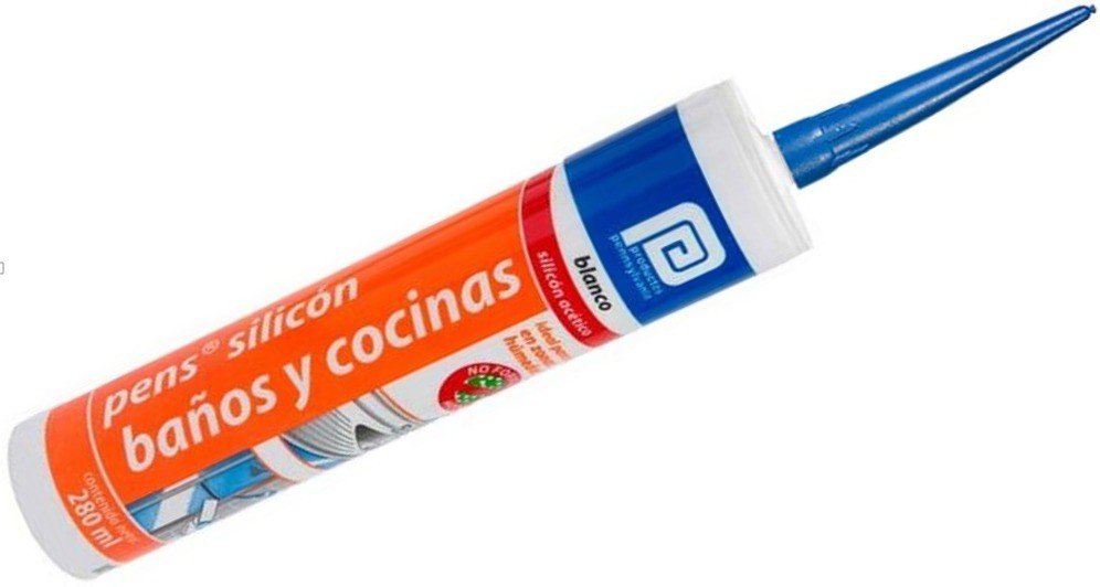 Artículo PENS SILICON BANOS Y COCINAS BLANCO CARTUCHO 280ML 3SSI00296 de nuestra sub línea ABRASIVOS referente a la línea adhesivos y abrasivos