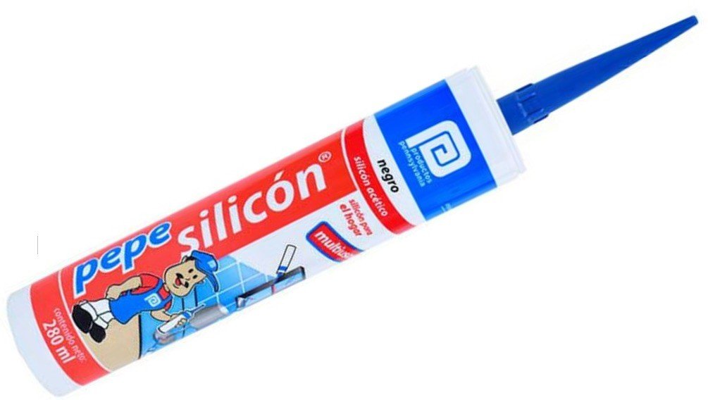 Artículo PEPE SILICON NEGRO CARTUCHO 280ML 3SSI00799 de nuestra sub línea ABRASIVOS referente a la línea adhesivos y abrasivos
