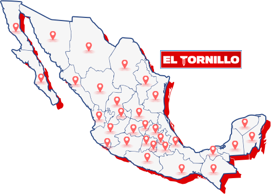 Proveedor Nacional - Mapa - El Tornillo®